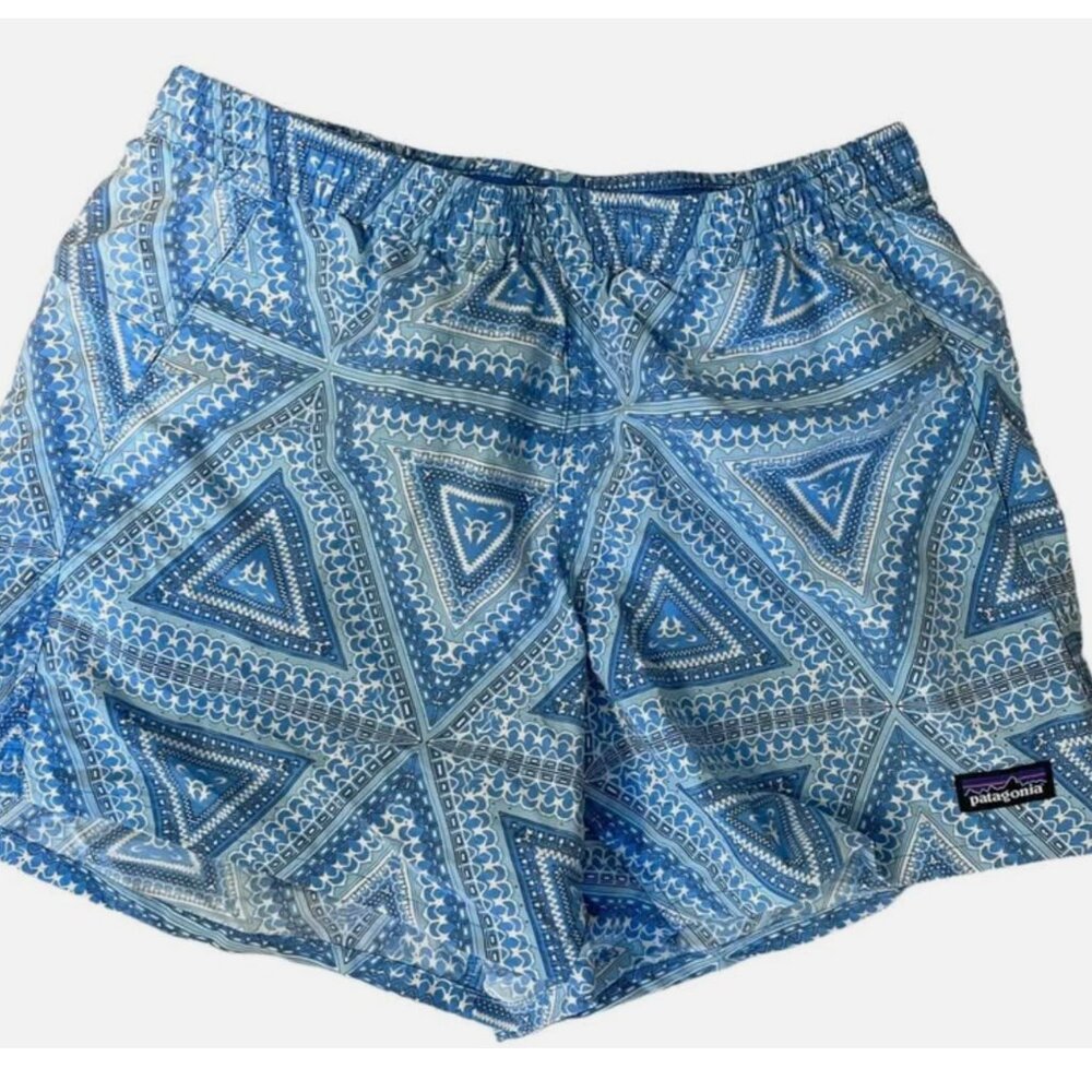 Patagonia Blue Bermuda Baggies Nylon Shorts Women’s size XS